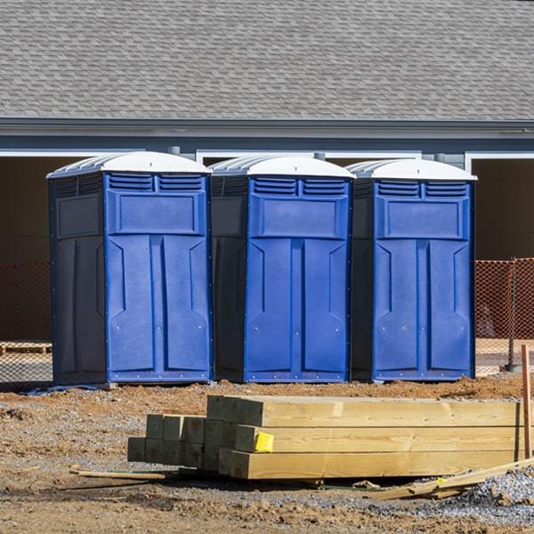 what is the cost difference between standard and deluxe portable restroom rentals in Sunspot